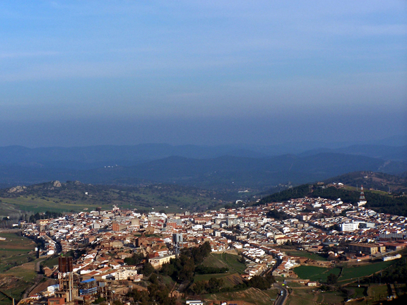 Vista panorámica de la ciudad de Almadén